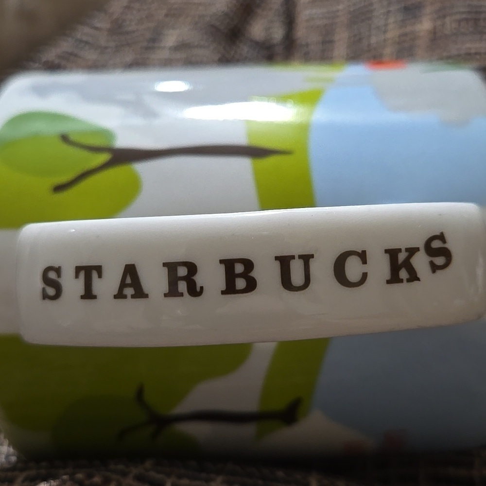 Starbucks Boston Common Mug - Green, White, and Blue - Picture 7 of 7